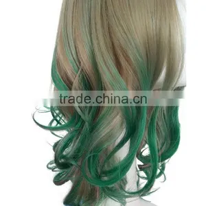 High Quality Halloween Wig Wavy Blonde Synthetic Full Lace Wigs For Sale Long Hair Sex Woman Wig thumbnail-6