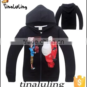 French Kids Wears Wholesale Kids Zipper Hoodies Children Clothing Baymax Big Hero 6 thumbnail-1