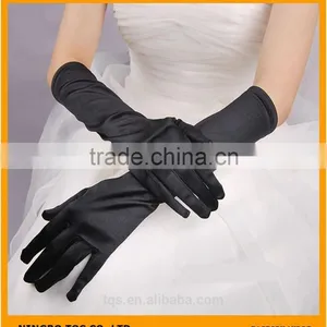 Hot Wholesale Black Wedding Dress Gloves For Bridal thumbnail-1