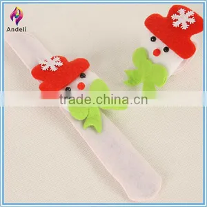 Ally Express Wholesale Christmas Gift Snowman Cicket Child Felt Bracelet thumbnail-1