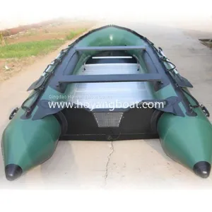 Cheap Custom PVC Inflatable Boat With Outboard Motor thumbnail-1