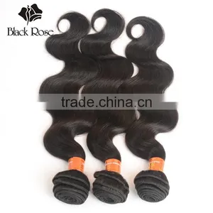 Black Rose Natural Color Body Wave Raw Cambodian Hair Bundles thumbnail-1