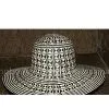 Hand Weave Paper Panama Style Big Brim thumbnail-1