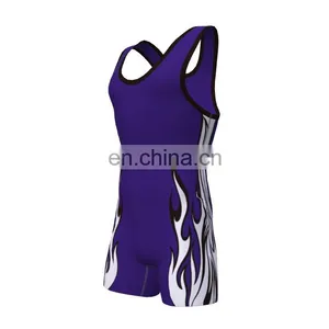 Custom Wrestling Wear Wrestling Singlet thumbnail-2