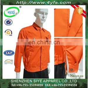 Wholesale Orange Color Workwear Uniforms Industrial Uniform With Quicky Delivery thumbnail-1