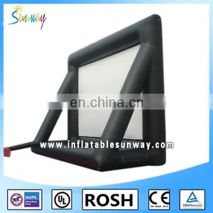 Cinema Inflatable Screen Custom Advertising Inflatable Movie Rear Projection tv Screen for Sale thumbnail-1