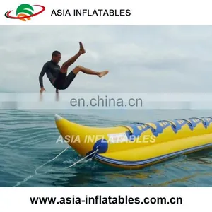 High Quality Inflatable Banana Boat Fly Fish, Inflatable Water Banana Boat, Inflatable Shark Boat for Water Ski Sports thumbnail-1