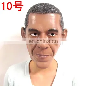Famous Human Realistic Obama PSY Human Latex Head Mask thumbnail-1
