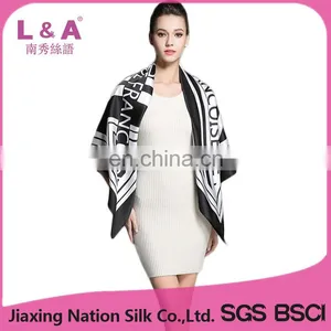 2017 Lady Silk Satin Square Scarf thumbnail-2