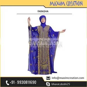 Latest Party Wear Farasha Caftan Dress For Arabian Women thumbnail-1