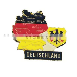 Fine Quality Customized Metal Map Fridge Magnet for Promotion thumbnail-2
