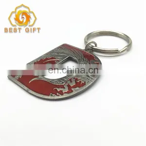 Professional Design Hot Selling Plating Color Metal Keychain thumbnail-4