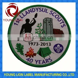 2015 High Quality OEM Sport Clothind Woven Badge thumbnail-1
