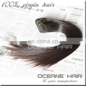 2015 New Style Top Grade Best Selling Factory Price Double Drawn 28 Inch Clip on Human Hair Extension thumbnail-2