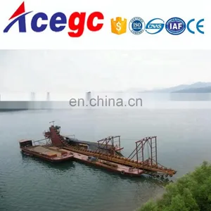 River Sand Carrying Boat / Barge 300 Ton per Time With Transport Coveyor for Sale thumbnail-6