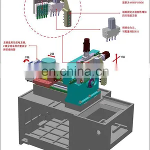 Swiss Type CNC Automatic Lathe Machine With Auto Feeder for Sale LY-12C thumbnail-4
