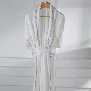 Eliya Elegant Theme Hotel Bathrobe 100% Cotton thumbnail-1