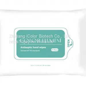 Alcohol Antibacterial Disinfectant Wipes OEM / ODM Manufacturers Wholesale thumbnail-5