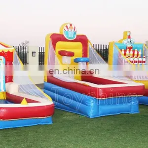 3pcs Inflatable Stalls Game Packages Active Fun Carnival Games Basketball Toss Shooting thumbnail-3