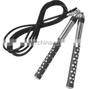Adjustable Fitness Cable Rope Aluminum Handle Jump Ropes thumbnail-6