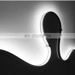 Nordic Newest Creative Aluminum LED Curve Wall Lamp Wall Sconce Snake Modern Wall Light for Home thumbnail-5