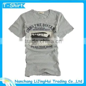 2015 Hotest Sale Custom 100% Cotton High Quality Plain T-shirt thumbnail-1