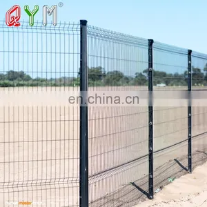 Pvc Coated Wire Mesh Fence 3d Welded Curved Panel Fence thumbnail-5