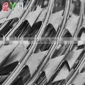 High Security Galvanized Steel Concertina Razor Barbed Wire thumbnail-3