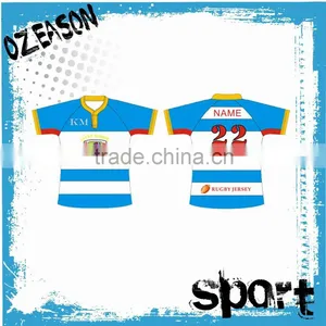 High Quality Club Rugby Jersey With OEM Service and Cheap Price thumbnail-1