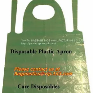 Aseptic Blue Plastic Disposable Apron for Doctor Checking,Disposable Aprons PE Medical Doctor Apron,PE Apron For Doctor thumbnail-3