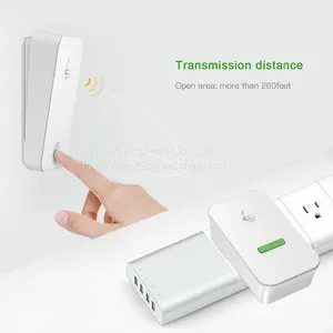 Linbell G4L Long Distance Wireless Doorbell Waterproof Self Powered US EU UK Plug With 1 Transmitter and 1 Receiver thumbnail-4