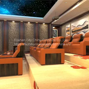Luxury VIP Cinema Chair Seats Reclining Home Cinema Seats Home Theater Sofa Home Theater Chairs thumbnail-4