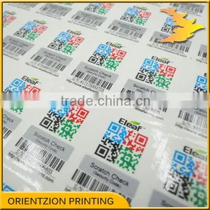 E.g. Hologram, Micro Text, UV Light, Heat Sensitive Security Label Sticker thumbnail-1