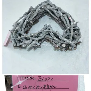 Willow and Tea Tree Twig Heart Shape Wreath thumbnail-2