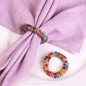 Cheap Wholesale Round Simple Napkin Cloth Holder For Home Decoration thumbnail-5