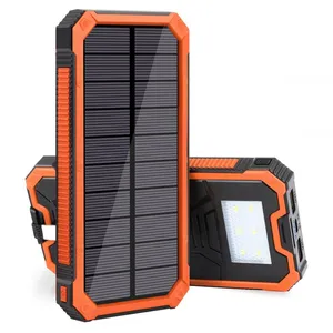 Outdoor Waterproof Portable Folding Wireless Charging Solar Power Bank 20000mAh Ultra Large Capacity Fast Charging Emergency Mobile Power Supply thumbnail-3