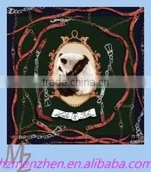 2015 New Design Silk Scarf Shawl of Animal Pattern thumbnail-4