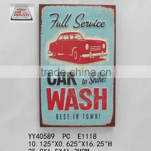 Rustic Car Wash Tin Sign thumbnail-1