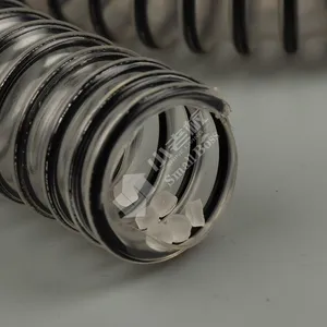 Plastic Corrugated Conduit Orange Plastic Pipe Electric Tube Flexible PVC Compound Pellets thumbnail-6
