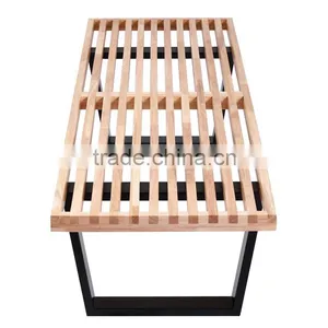 Outdoor Wood George Bench thumbnail-1