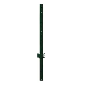Green Painted Studded Fence T Post American Steel Studded T Post Galvanized / Fence Post 90cm Waterproof thumbnail-1