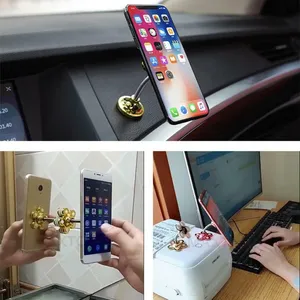 Double-Sided Flower Suction Cup Phone Holder Flexible Magic Stand thumbnail-5