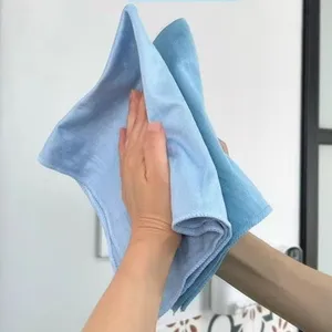 Streak-free and Lint-free Microfiber Cloth for Glass and Window Cleaning thumbnail-1
