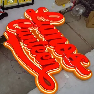 Custom Led Sign Dropshipping Free Design Custom Led Neon Light Neon Sign For Business Wedding Sign thumbnail-3