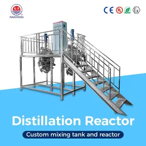 Nanyang 100-2000L Stainless Steel Traditional Chinese Herb Extraction Fermenter Bioreactor for Solid-Liquid Fermentation thumbnail-1