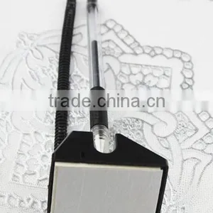 Desktop Black Gel Pen With Telephone String thumbnail-3