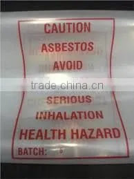 SGS Certificate Protective Recycled Plastic Asbestos Bag thumbnail-2
