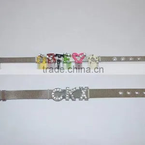 Fashional Stainless Steel Bracelets Can be Slided With Letters thumbnail-1