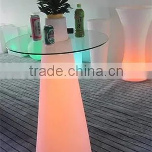PE Plastic Bar Table With LED Light and Remote Control YXF-50120C thumbnail-4