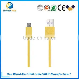 Factory Price of 1M Copper Core Two Sided Usb Cable Data and Charge for Samsung and Other Digital Devices With Micro Usb thumbnail-1